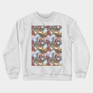 Brush strokes and felt tip pen fall mood Crewneck Sweatshirt